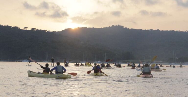 Sunset Trip Kayak Tour in the Gulf of Saint-Tropez