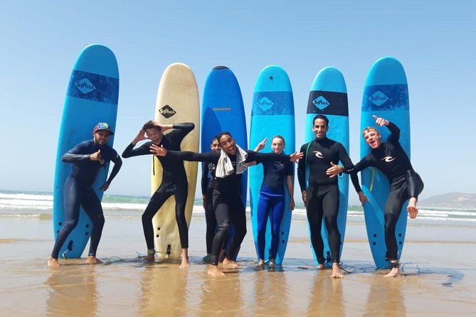 Surfing Lesson at Agadir Beach