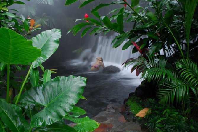 Tabacon Resort and Arenal Volcano Fortuna Waterfall From San José