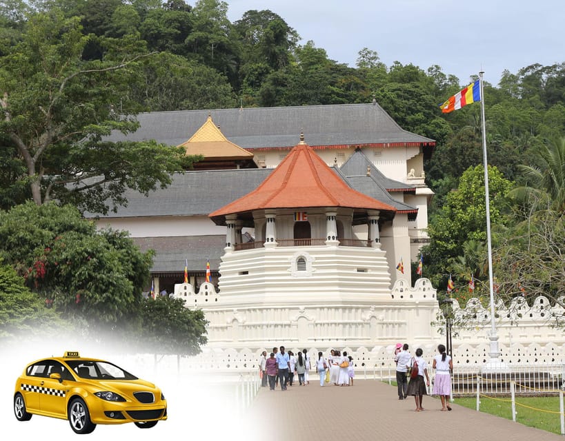 Taxi Service From Sigiriya, Habarana, or Dambulla to Kandy - Service Overview