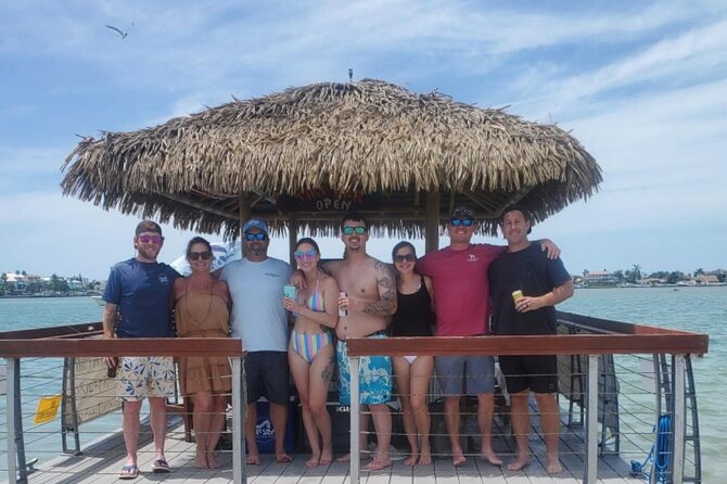 Tiki Boat Cruise to Johns Pass, Madeira Beach. St Pete Beach