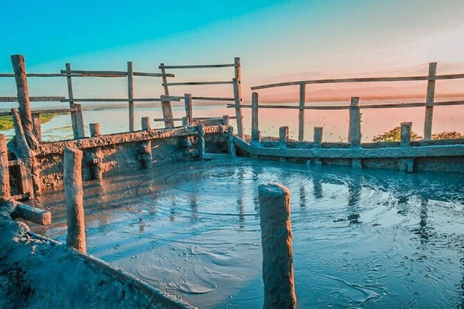 Tour to Mud Volcano With Pool and Beach With Lunch Included