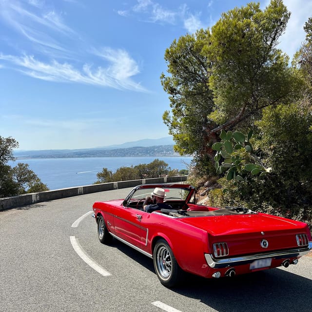 Tourist Tour on French Riviera in a Ford Mustang Convertible - Tour Overview