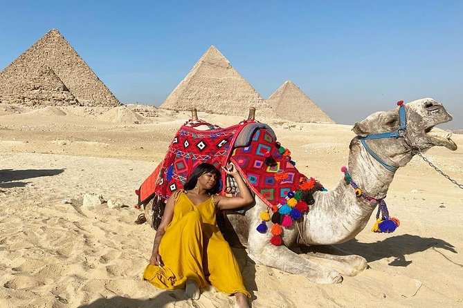 VIP Private Tour Giza Pyramids Sphinx ,Camel,Inside Pyramid