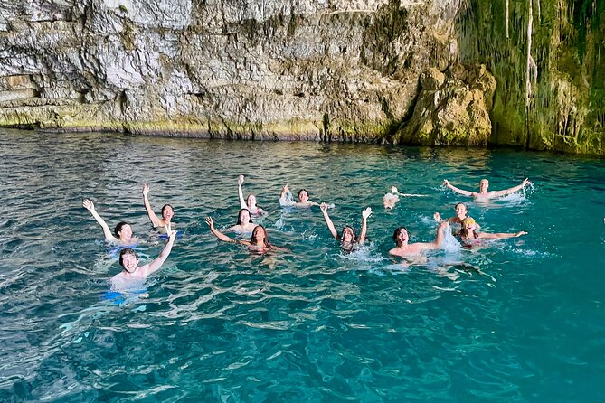 Vlore Grama Bay Beaches & Caves Small-Group Speedboat Tour
