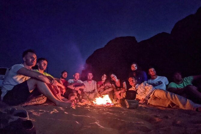 Wadi Rum Full Day Jeep Tour – Stargazing Overnight in a Cave – Traditional Food