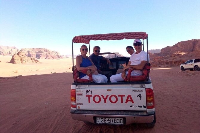 Wadi Rum Trip From Aqaba, Round Trip, Includes a 2 -Hour Jeep