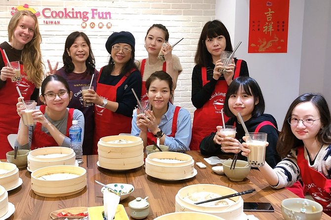 Xiao Long Bao, Chicken Vermicelli With Mushroom and Sesame Oil, Tofu Strips Salad, Bubble Milk Tea. Taiwan Traditional Delicacies Experience-A (Taipei Cooking Class) - Course Overview