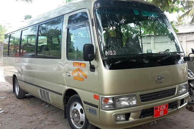 Zanzibar Taxi Service - Pickup and Drop-off Locations