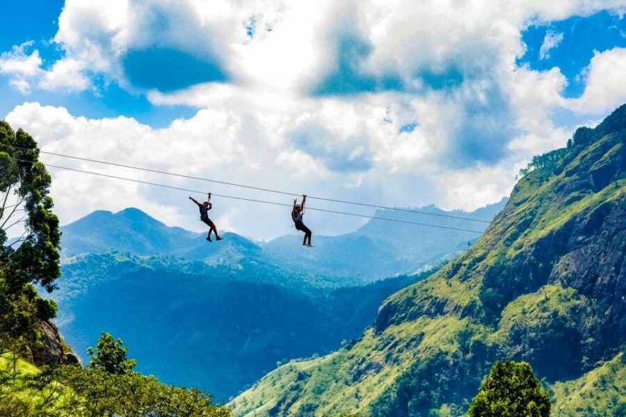 Zip Lining in Ella