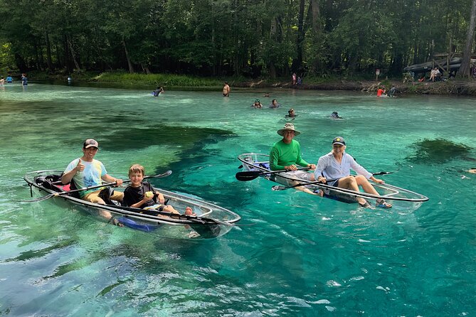 2 Hour Glass Bottom Guided Kayak Eco Tour in Gilchrist Blue - Good To Know