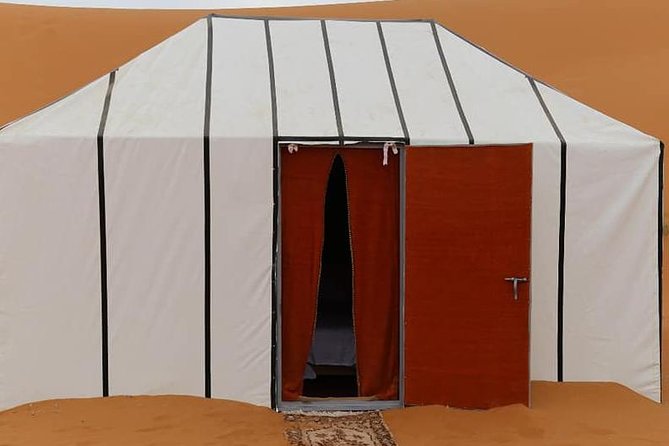 1 Night Camel Trekking Tour in Merzouga Desert Camp - Accommodations and Dining