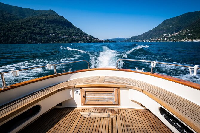 1H Private Cruise on a Beautiful Wooden Speedboat on Lake Como - Inclusions and Accessibility