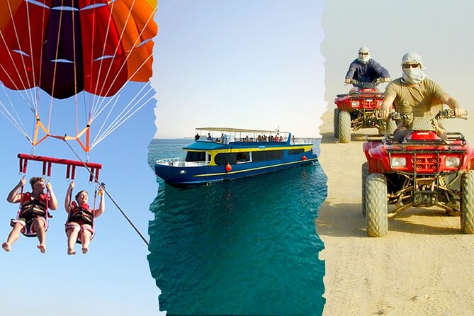2 Hours Semi-submarine, and 3 Hours ATV Safari, Camel Ride, & Parachute-Hurghada - Pickup and Logistics