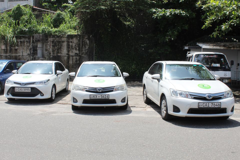 Air2City Airport Transfer From/To Colombo, Kandy and Galle - Vehicle and Driver Information