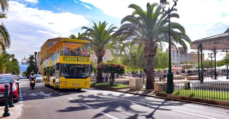 Ajaccio: Town Highlights and Coast Open-Top Bus Tour - Highlights and Experience