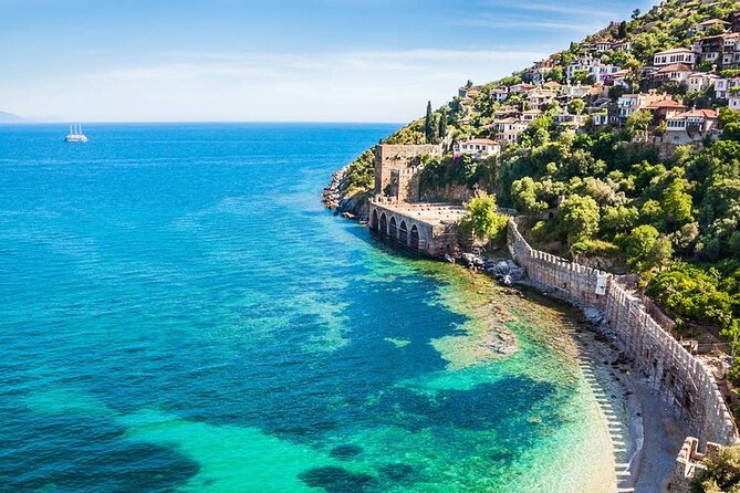 Alanya Catamaran Boat Tour With Lunch, Soft Drinks & Transfer - Pickup and Meeting Points