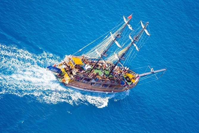 Alanya Catamaran Boat Tour With Sunbathing Swimming & Snorkelling - Activities on Board