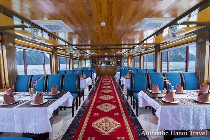 Alova Premium Cruise Halong Deluxe Day Tour With Transfer & Meal - Itinerary and Timeline