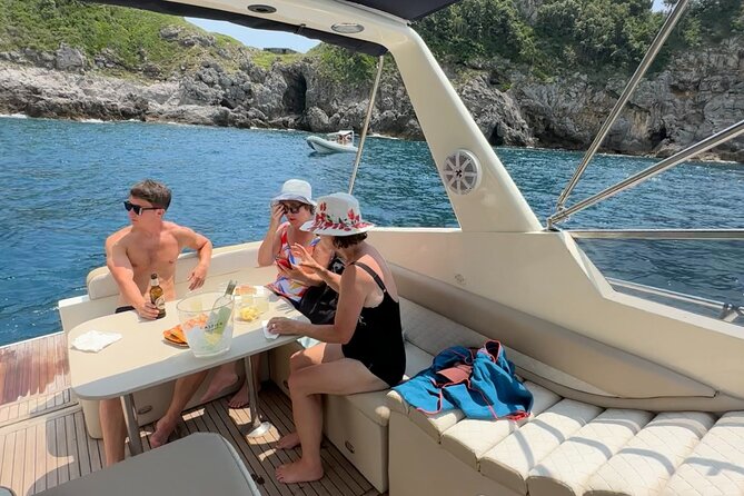 Amalfi Coast Boat Tour Small Group With Aperitif - Amenities and Refreshments