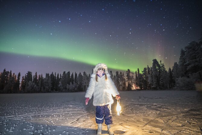 Arctic Lake Aurora Hunt, in a Cozy Lappish Tipi - Warm Up in the Lappish Tipi