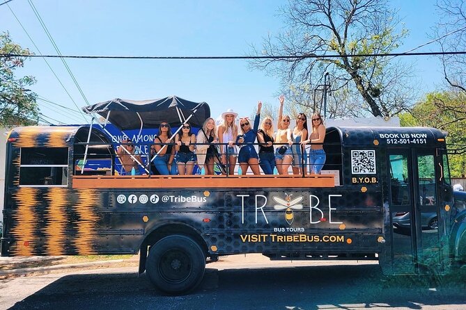 Austin Murals & Mimosas Roofless Party Bus Tour and Photoshoot - Mural Stops and Photography