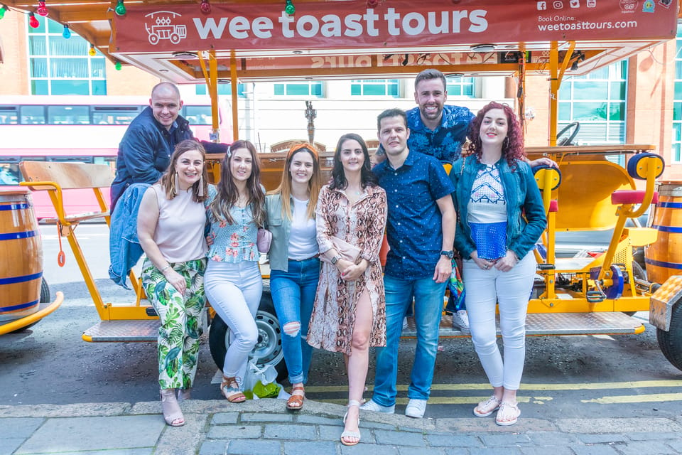 Belfast: City Centre Beer Bike Tour - Experience Highlights