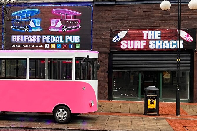 Belfast: Pedal Pub 10-Seater Tour - Meeting and Pickup