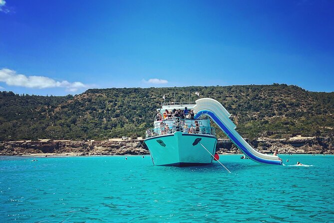 Blue Lagoon Trip With Slide & Music Departing From Latchi Harbour - Departure and Duration Details