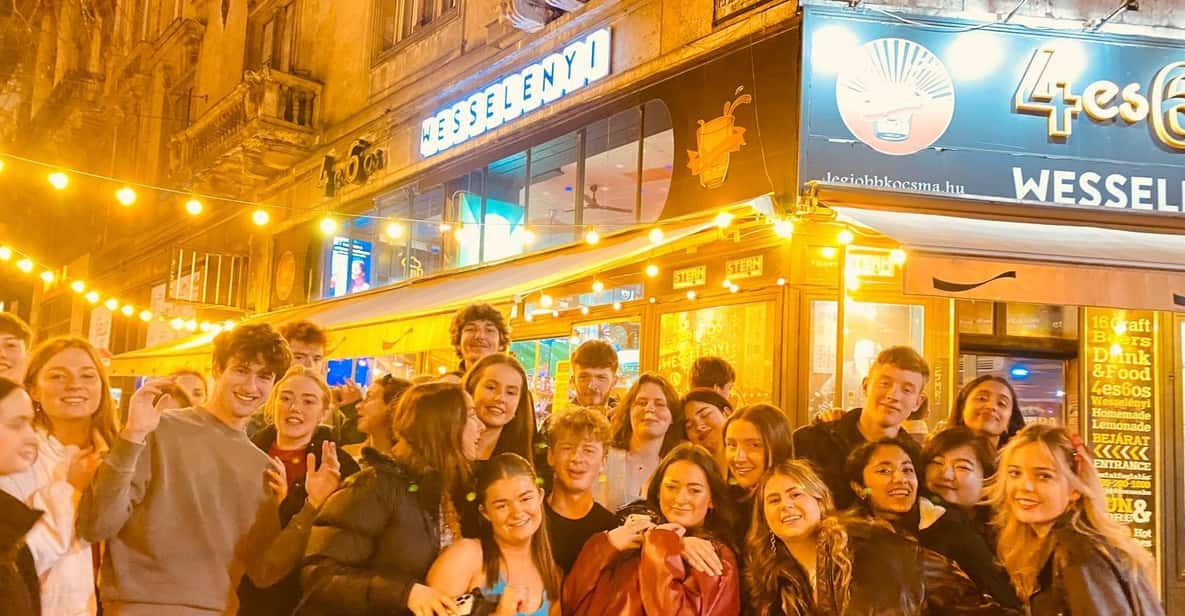 Budapest: Guided Bar Crawl With 1 Hour Open Bar and Shots - Pricing and Booking Options