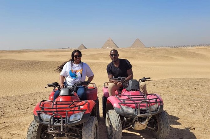 Camel Ride ATV Quad Bike Around Giza Pyramids Sahara and Lunch - Quad Bike Adventure