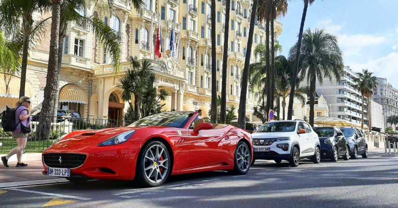 Cannes:private Ferrari Big Tour to Juan Les Pins and Antibes - Itinerary and Locations