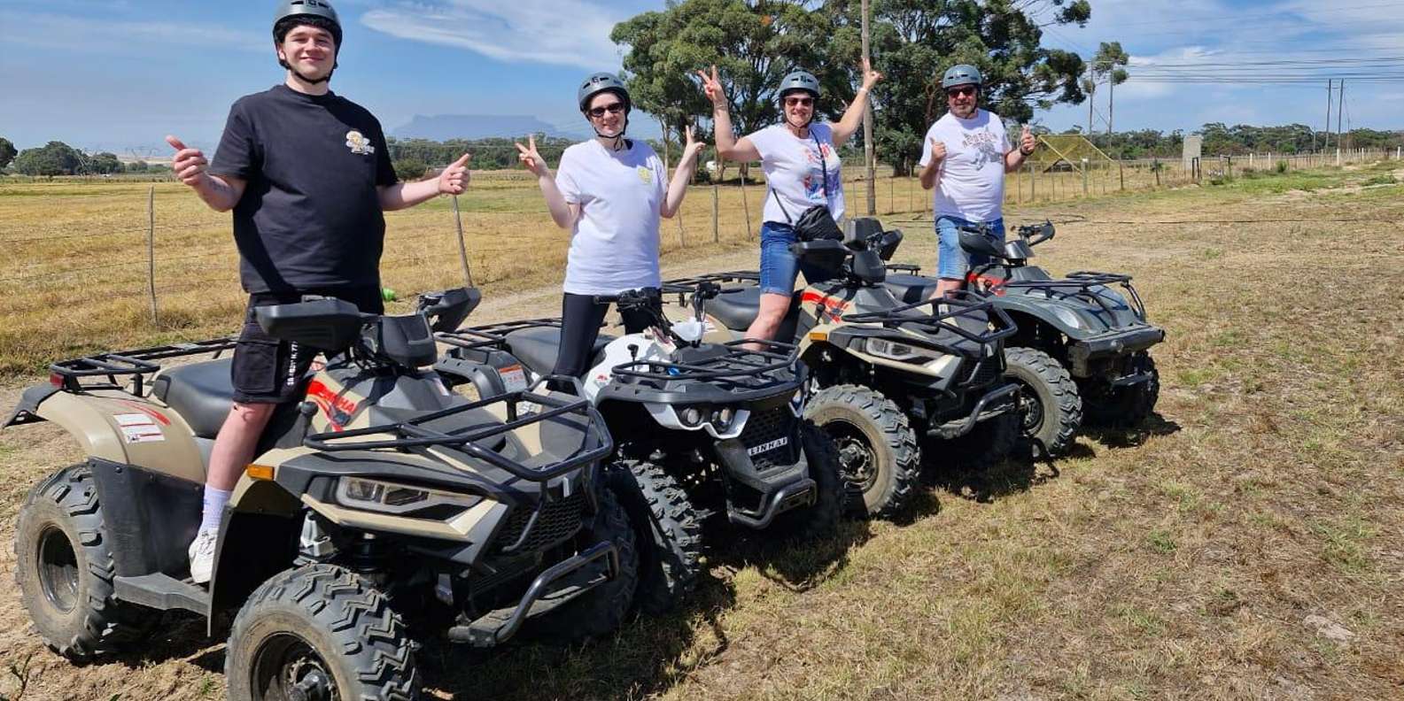 CAPE TOWN: OSTRICH RANCH QUAD BIKE RIDE & OSTRICH TOUR - Embark on the Quad Bike Adventure