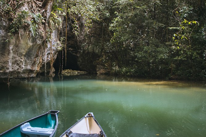 Cave Canoeing at Barton Creek Cave & Water Fall From San Ignacio - Tour Duration and Cave Features