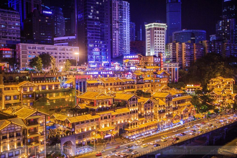 Chongqing: Illuminated Night Tour With Cruise or Hot Pot - Experience and Highlights