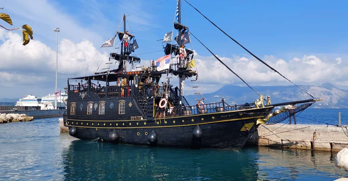 Corfu Town: Pirate Ship Coastal Cruise - Onboard Experience and Amenities