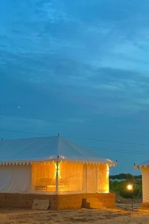 Dessert Dunes Stay With Jeep Safari on Dunes & Camel Safari - Luxury Swiss Tents in Dunes