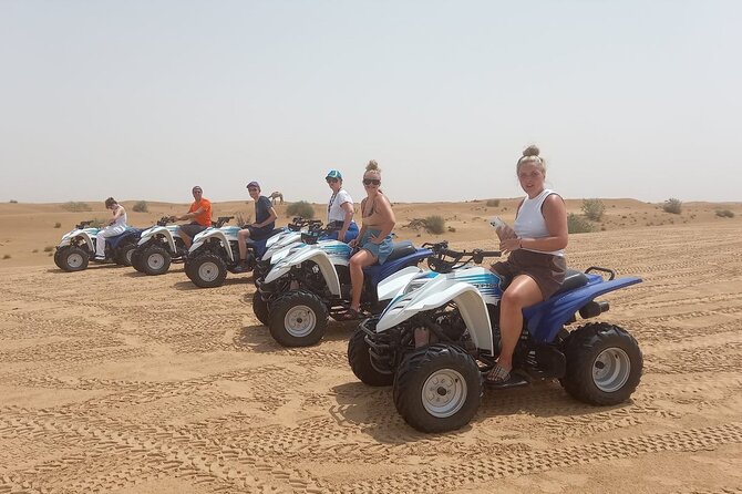 Dubai Desert 4x4 Dune Bashing, Self-Ride 30min ATV Quad, Camel Ride,Shows,Dinner - Exciting Activities Included