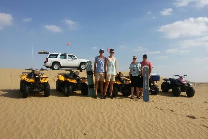 Dubai Desert Morning Tour in 4WD Vehicle: Camel Ride, Quad Bike Tour, Sandboarding, and Camel Farm - Included Amenities