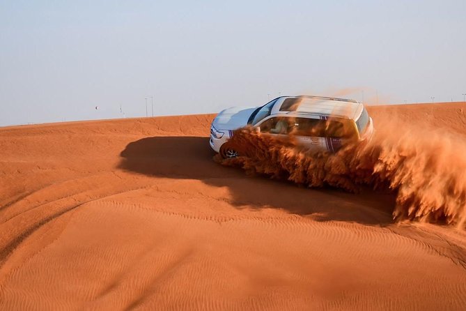 Dubai Desert Safari With BBQ and 4WD Land Cruiser Dune Bashing - Pickup and Meeting Details