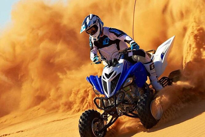 Dubai Evening 4x4 Desert Safari ATV Bike ,Camel Ride , BBQ Dinner - Exciting Inclusions