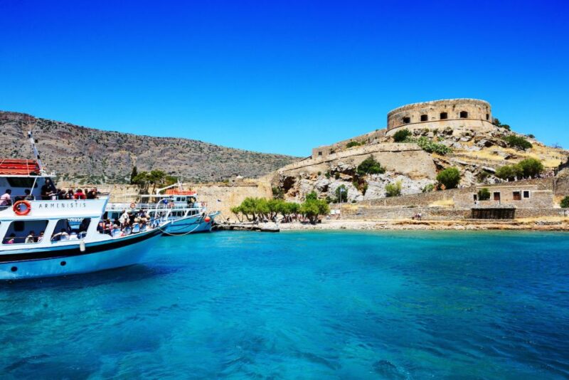 Elounda: Spinalonga Guided Boat Tour With BBQ and Swimming - Tour Itinerary