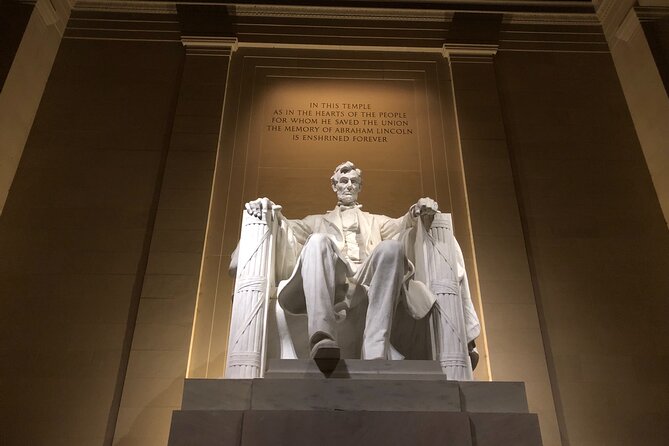Evening Semi Private DC Tour - Inclusions