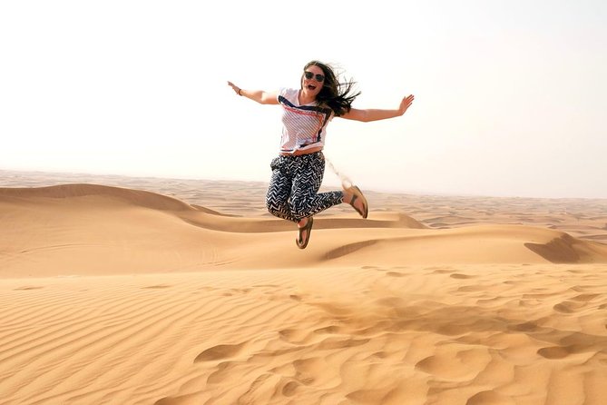 Exciting DXB Morning Desert Safari: Camel Ride & Sandboarding! - Thrilling Itinerary Highlights