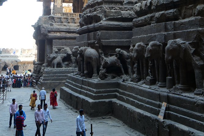 Explore UNESCO Ellora-Ajanta Caves-Two Days Guided Tour With Other Attraction - Day 2: Ellora Caves