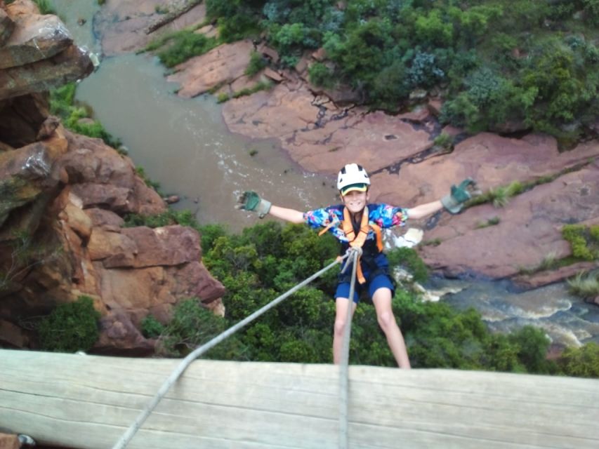 Extreme Abseil, 55M High With Lovely Hike Back to the Top. - Scenic Muningi Gorge Adventure