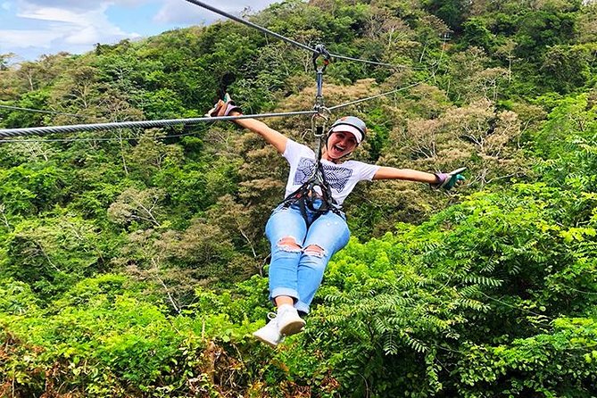 Extreme Zipline, City Tour, Chocolate, Rum Factory, Beach Break, Transfer - Soar Through the Canopy