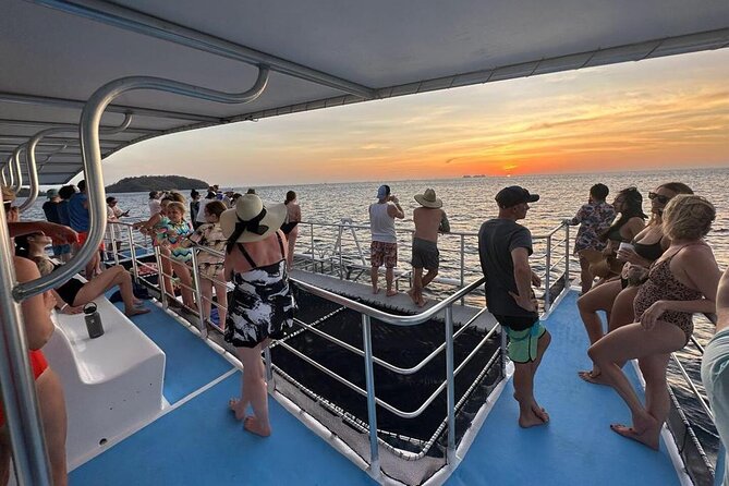 Flamingo Family Fun Catamaran Snorkel:Comfortable Shaded Seating - Delectable Onboard Refreshments