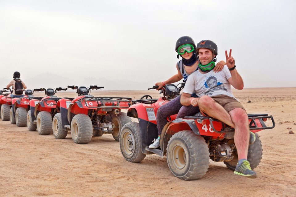 From Makadi: Morning ATV and Orange Island SpeedBoat Trip - Detailed Itinerary