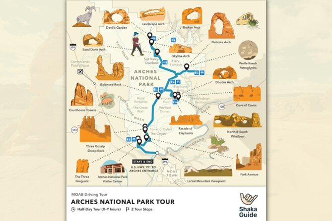 Full-Day Audio Driving Tour of Arches National Park - Booking and Accessibility